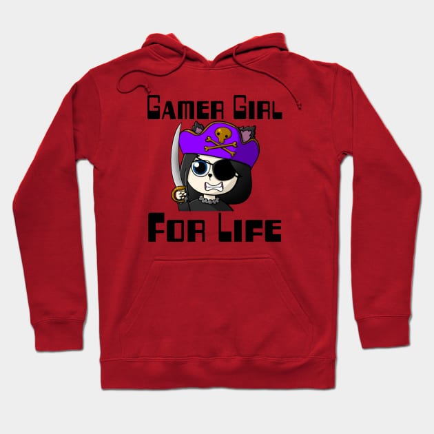 Gamer Girl For Life. Hoodie by WolfGang mmxx